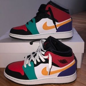 Multi Color Air Jordan 1 Mid